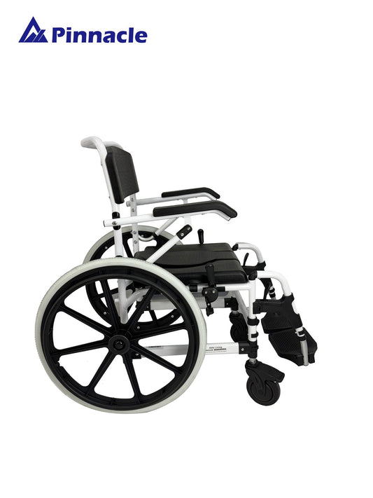 Pinnacle Deluxe Shower Commode Self-propelled