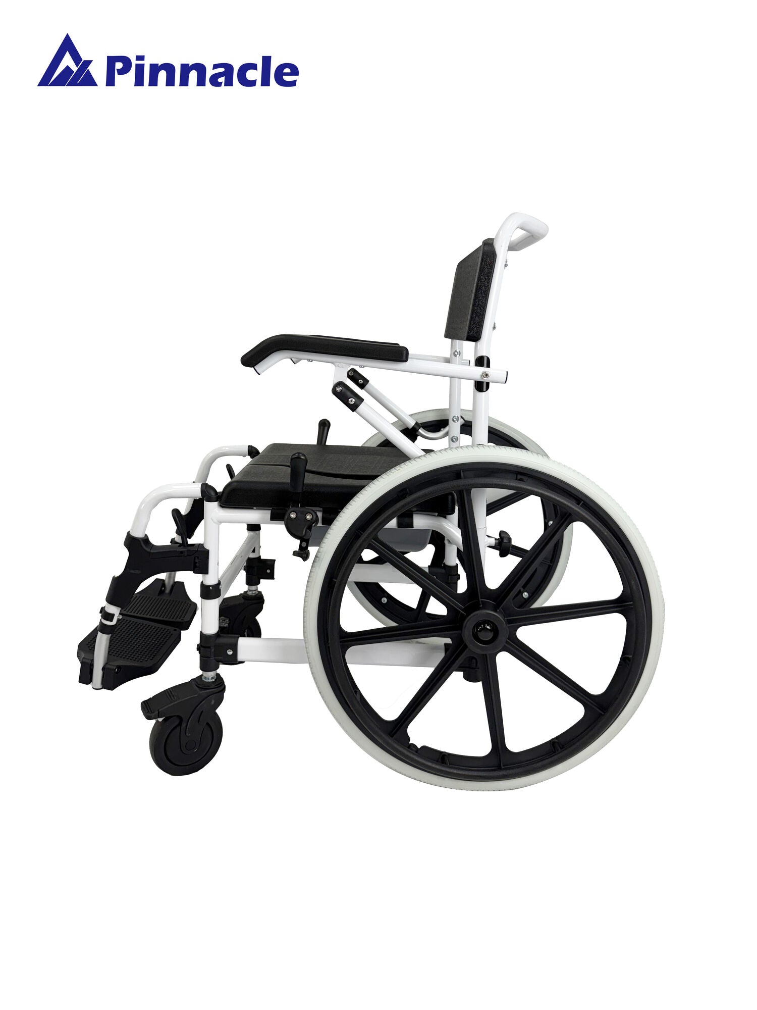 Pinnacle Deluxe Shower Commode Self-propelled