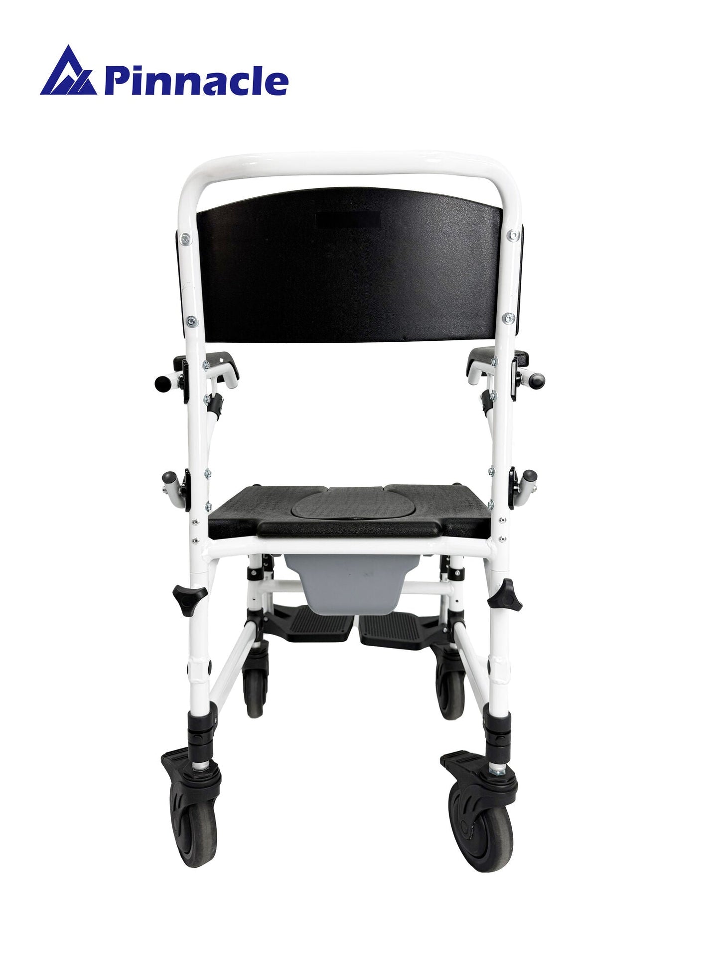 Pinnacle Deluxe Shower Commode Attendant Propelled