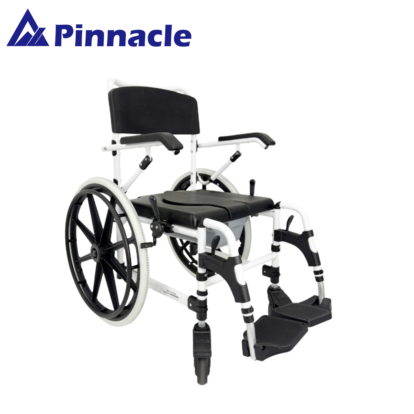 Pinnacle Self-Propelled Shower Commode Wheelchair