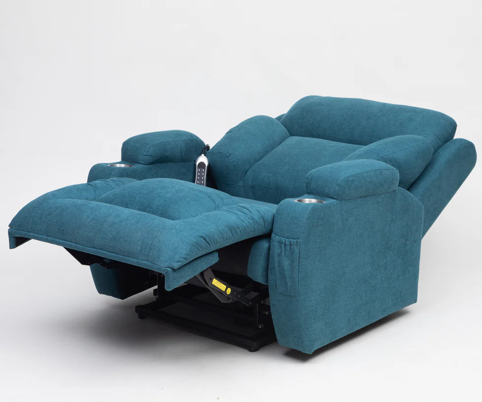 Comfort Care Vigo Max 2 Motor Power Lift Recliner - Petrol Green